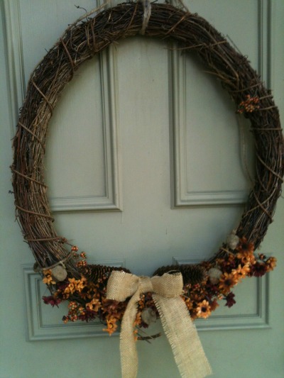 How to do it yourself fall wreath