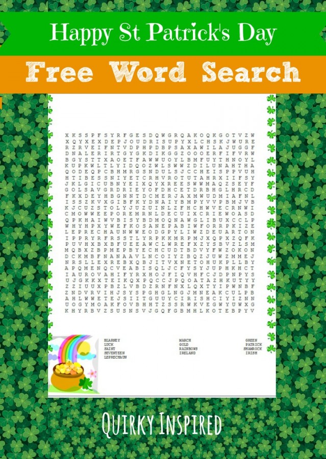 Free St Patrick's Day Printables are fun way to frugally celebrate the luck 'o the Irish. These printable crosswords for kids are cheap and a blast!