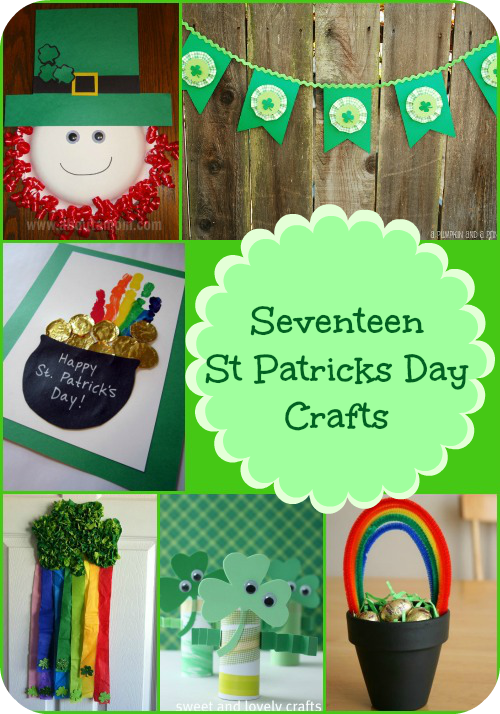 How cute are these 17 St Patricks Day Crafts?