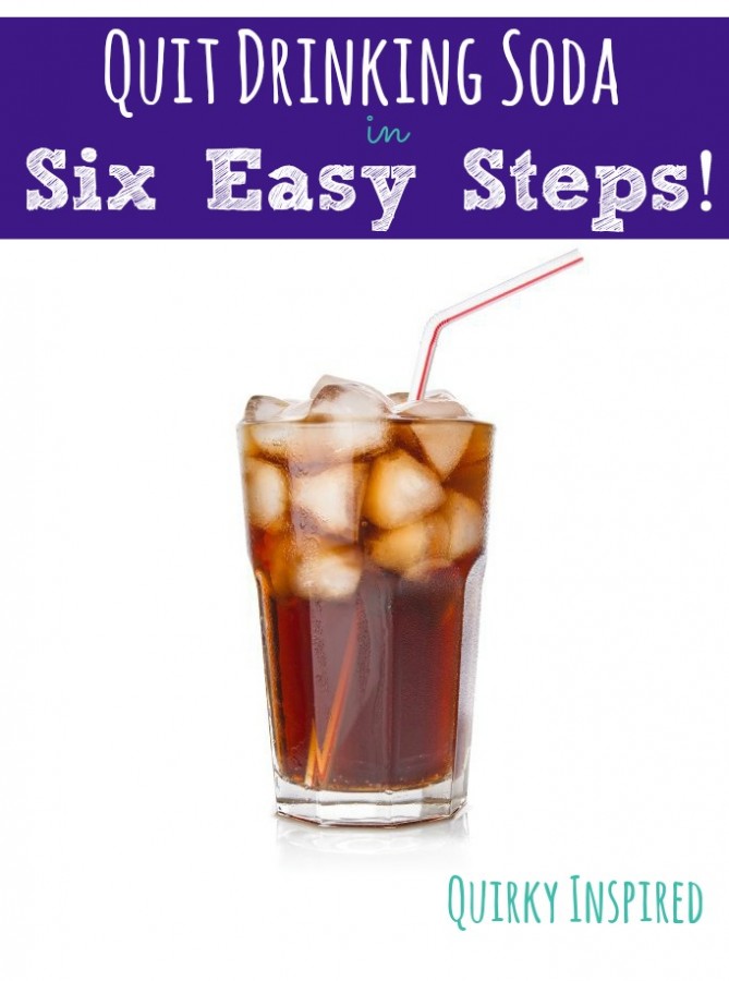 Want to finally quit drinking soda? Check out how I quit drinking soda after decades in six easy steps!