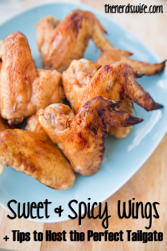Sweet and Spicy chicken wings