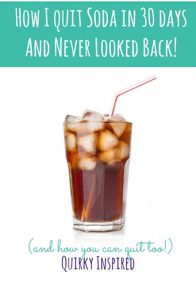 Really wanting to learn how to quit drinking soda? Find out how I quit drinking soda in 30 days and never looked back!