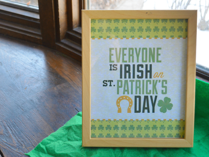 Fun St Patricks Day printables to get your home into a festive Irish mood