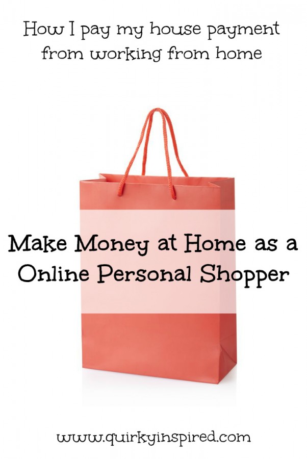 Want to find a legit way to make money from home? Learn how I make my house payment being a personal shopper! It's fun and easy