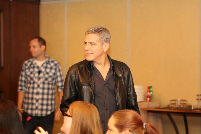 Check out this great interview with George Clooney at the Tomorrowland Press Junket