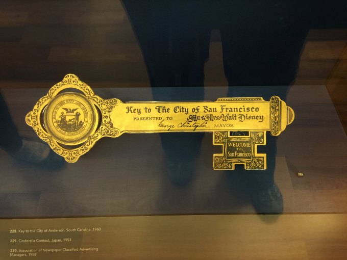 Key to San Francisco Presented to Walt Disney