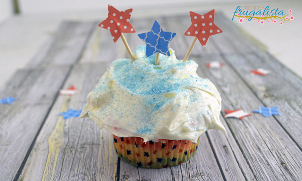 Red White Blue Cupcakes