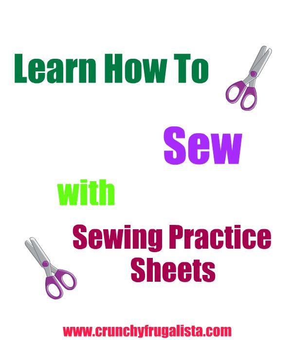 Sewing Practice Sheets