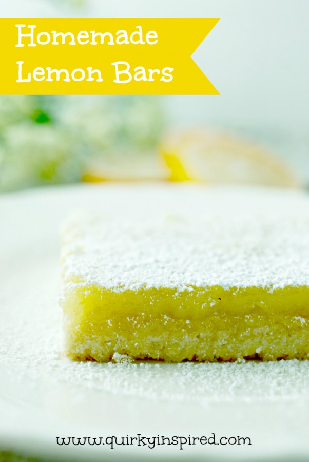 These homemade lemon bars are amazing, and super easy