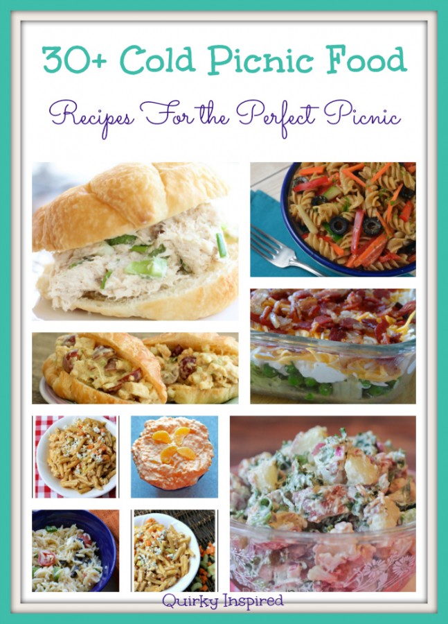 Love cold picnic food recipes? Then read and drool over these 30+ cold picnic food recipes for the perfect picnic!
