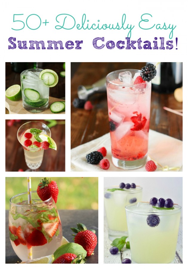 Love summer cocktails? Then check out these 50+ deliciously easy summer cocktail recipes!