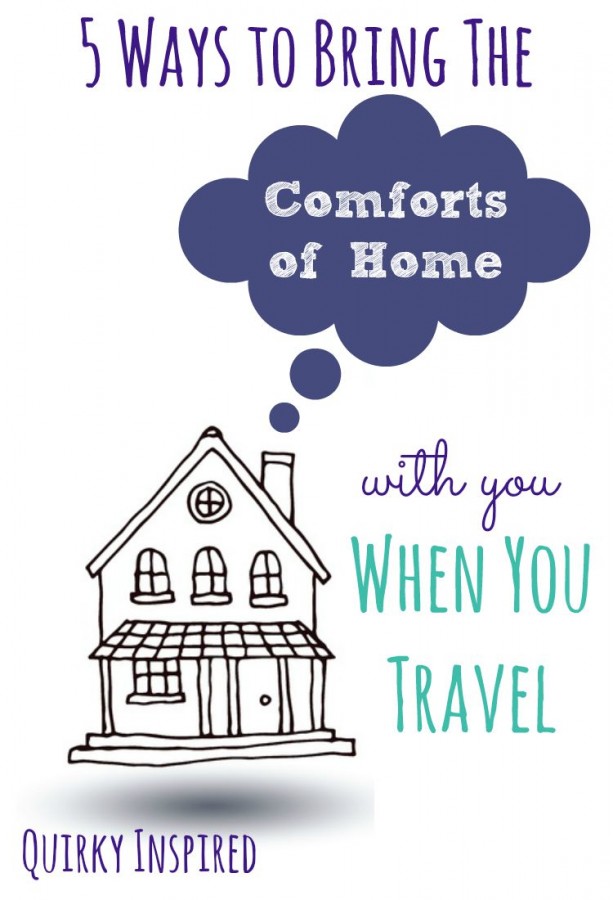 Want to bring alittle bit of home with you when you travel? Check out these five tips #ad
