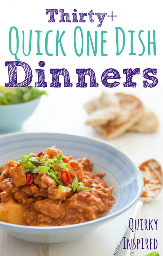 Need an easy dinner idea? Check out these quick one pot dinner ideas. Lots of yum with next to no mess!