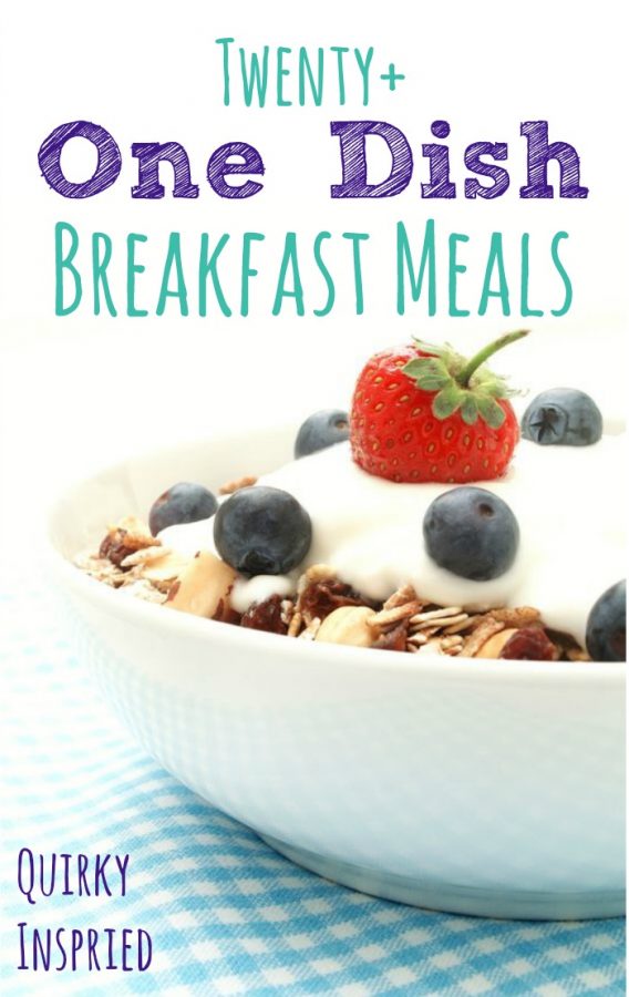 Check out these 20+ one dish breakfast meals to get your day started off on the right foot!