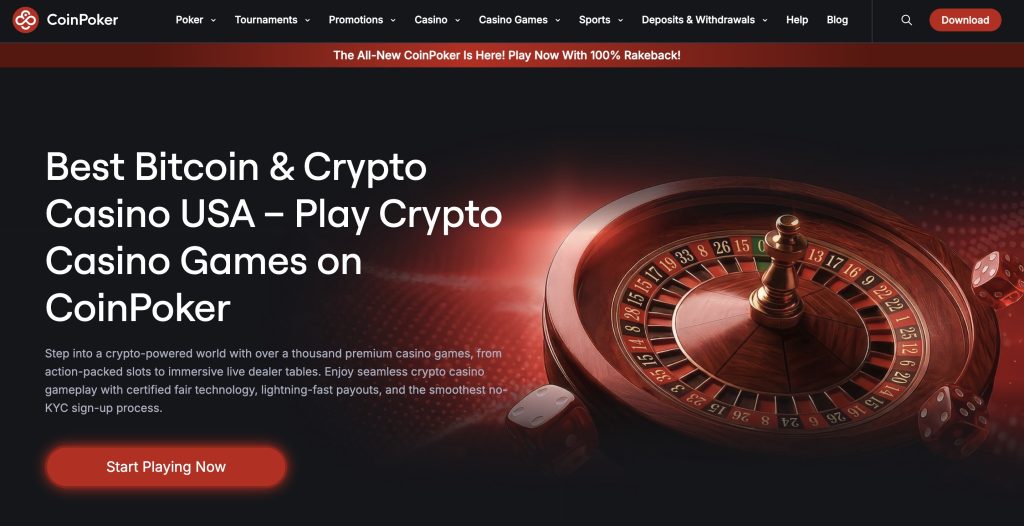 CoinPoker Highest Payout Online Casino